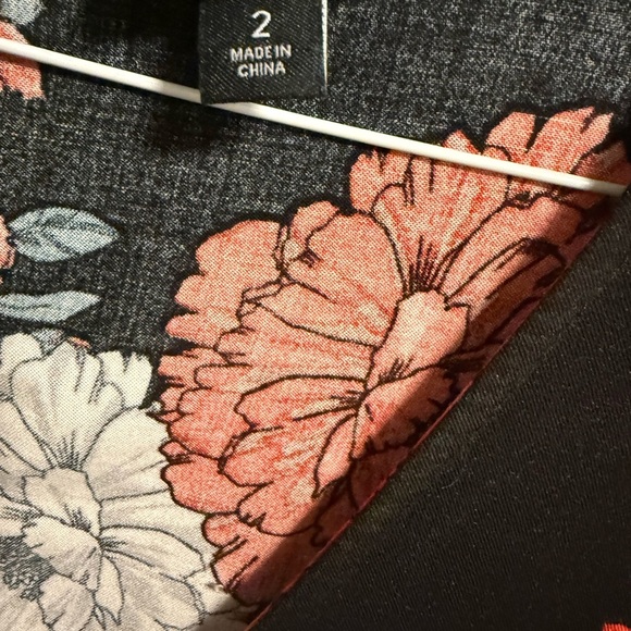 Torrid Black Floral Jumpsuit with wide legs - Picture 6 of 12